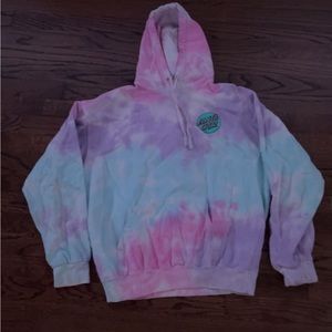 Tye Dye Santa Cruz sweatshirt